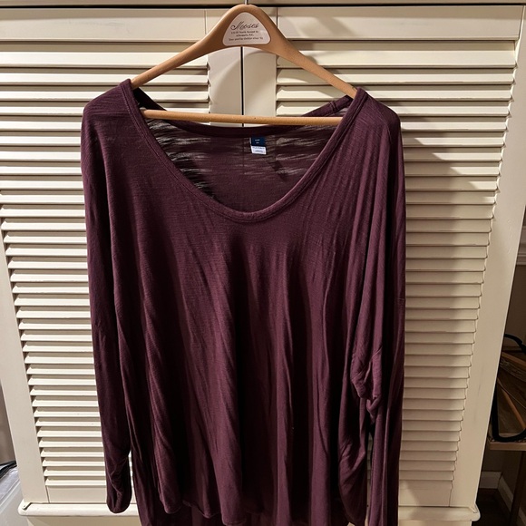 Women's Plum Long Sleeve Top - Picture 1 of 3